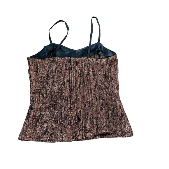 Vintage Y2K OO's sparkly gold and black tank top from La Difference - Picture 2 of 2